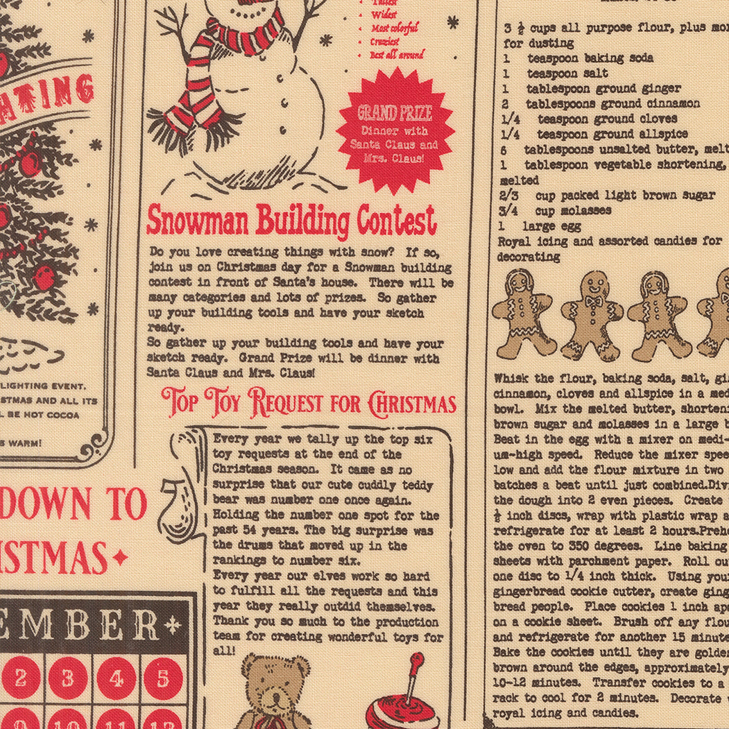 Holiday Cheer by Stacy Iest Hsu : North Pole News Natural Midnight 20970 21