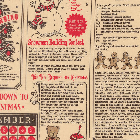 Holiday Cheer by Stacy Iest Hsu : North Pole News Natural Midnight 20970 21