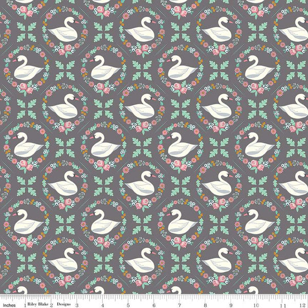 Swan Serenade by Melanie Collette: Odette Gray Sparkle