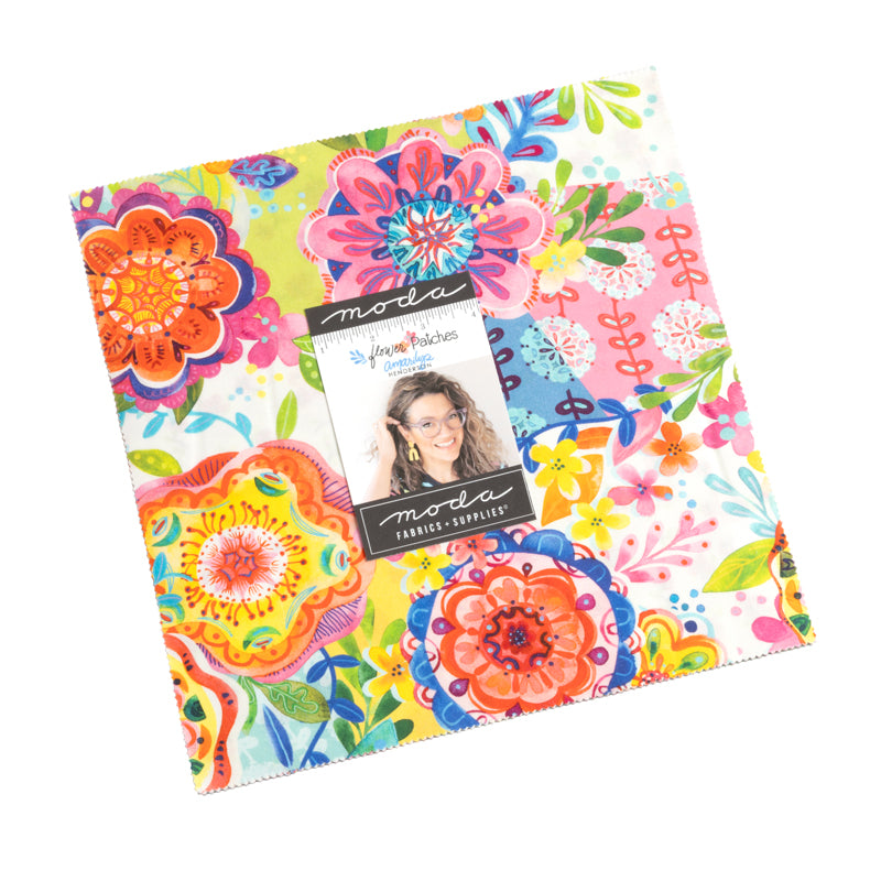 Flower Patches by Amarylis Henderson : Layer Cake 21820LC (Estimated Delivery Jan. 2025)