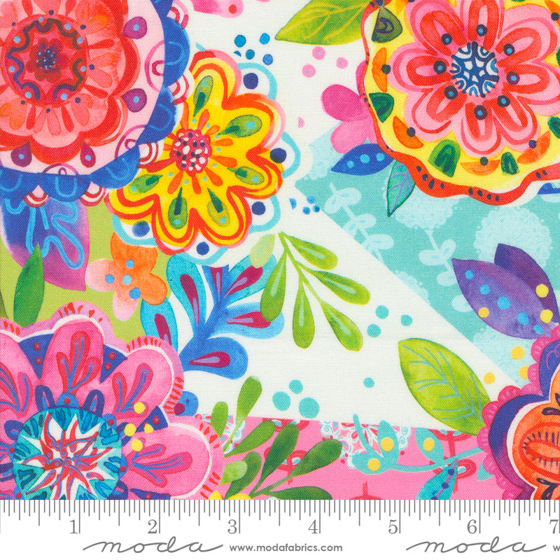 Flower Patches by Amarylis Henderson : Floral Bash Rainbow 21821 11 (Estimated Delivery Jan. 2025)