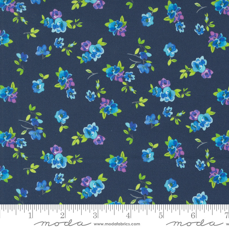 Flower Patches by Amarylis Henderson : Vintage Chintz Midnight 21828 21 (Estimated Delivery Jan. 2025)