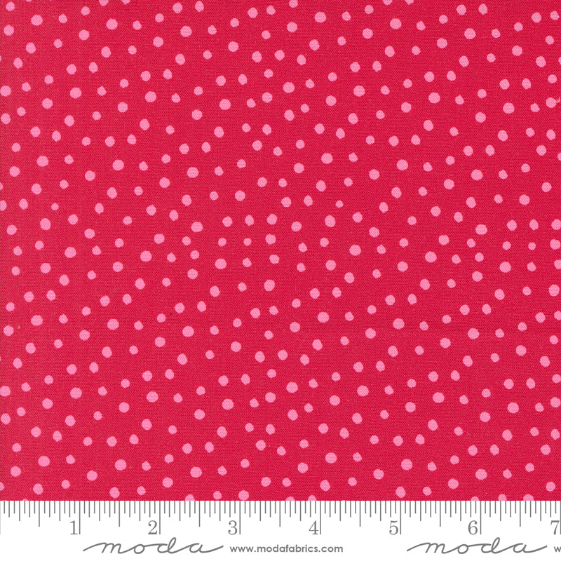 Flower Patches by Amarilys Henderson : Dotty Red