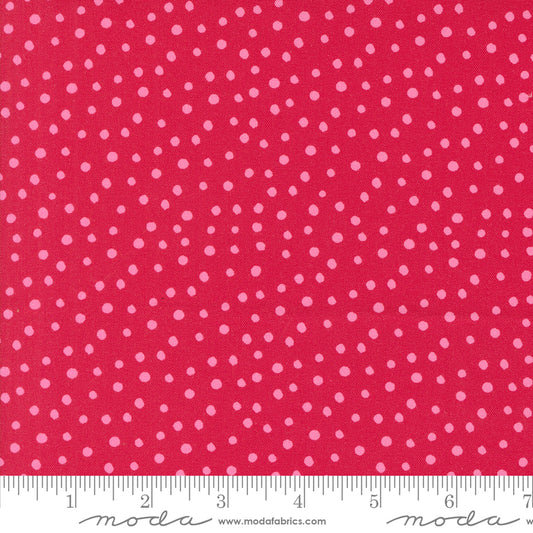 Flower Patches by Amarilys Henderson : Dotty Red