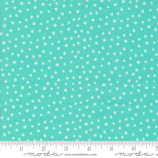 Flower Patches by Amarilys Henderson : Dotty Aqua