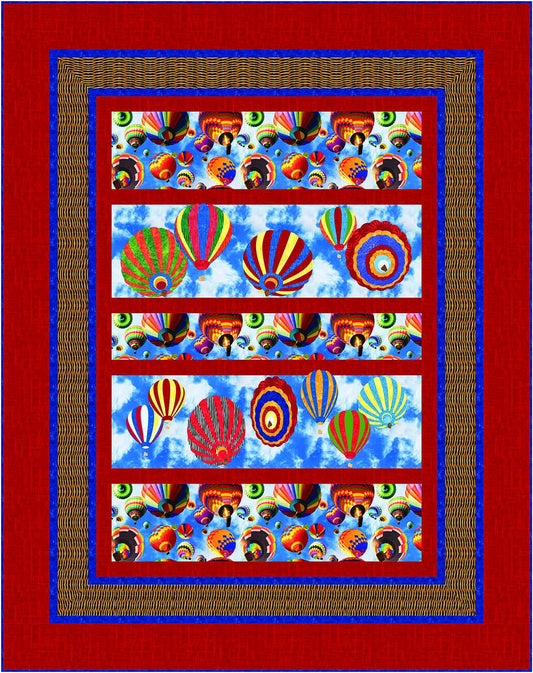 Traffic Jam Red Quilt Pattern by Windmill Quilts