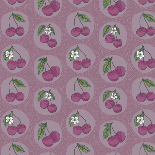 Black Forest by Jayme Murray : Dotted Cherries Light Purple 229261