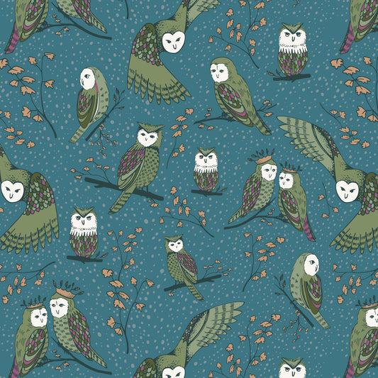 Black Forest by Jayme Murray : Owlette Teal 229262