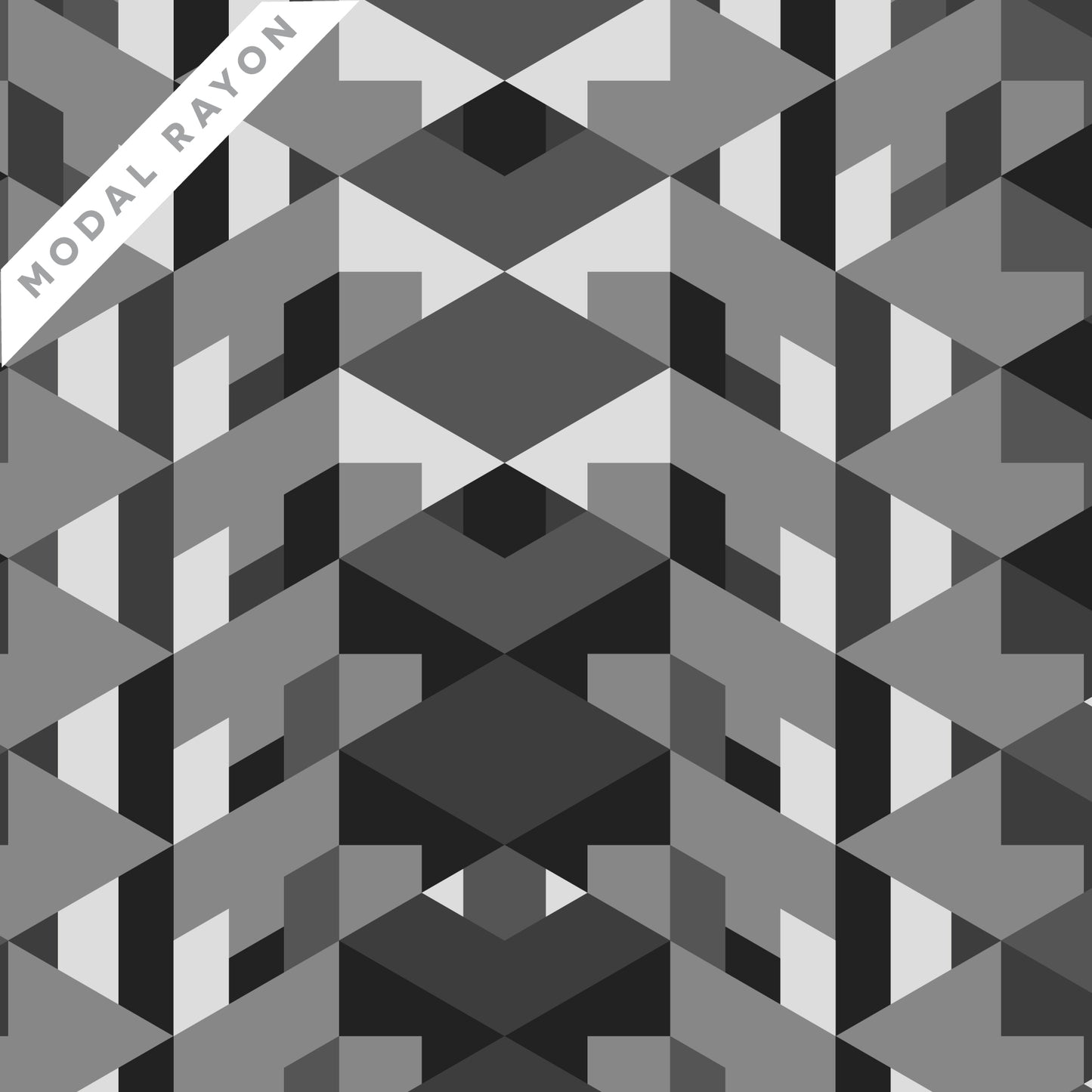 Embellish Rayon by Frank Lloyd Wright : Hollyhock Gray/Black 229425