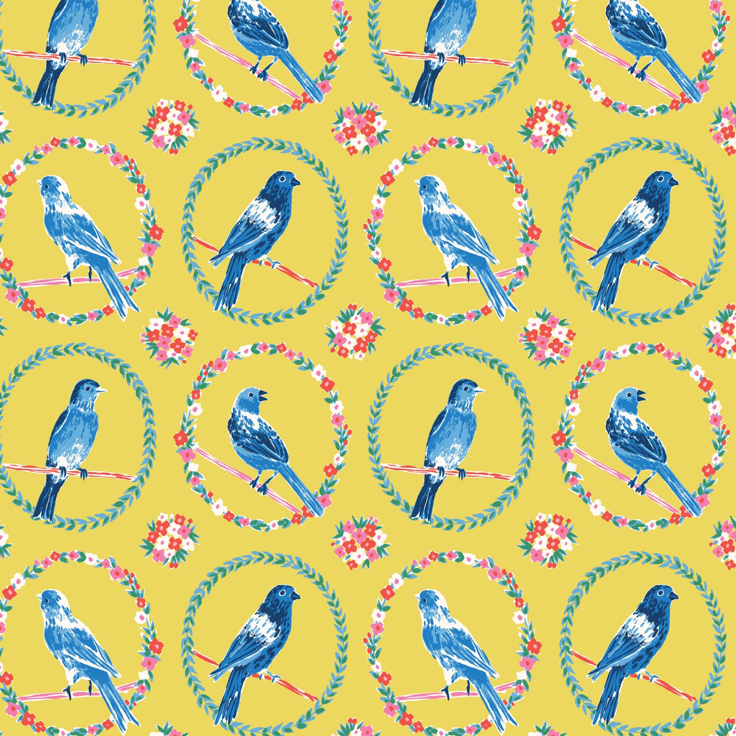 Summer's End by Emily Taylor : Dawn Bird Song Yellow 229742