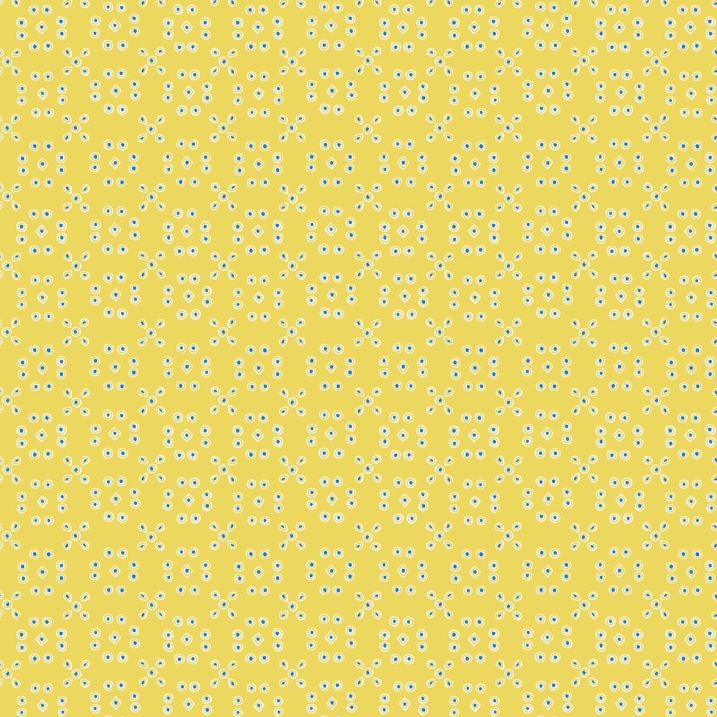 Summer's End by Emily Taylor : Lace Curtains Yellow/Blue 229755