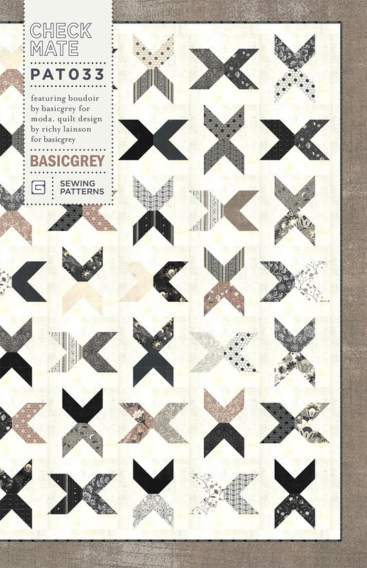 Check Mate Quilt Pattern by BasicGrey
