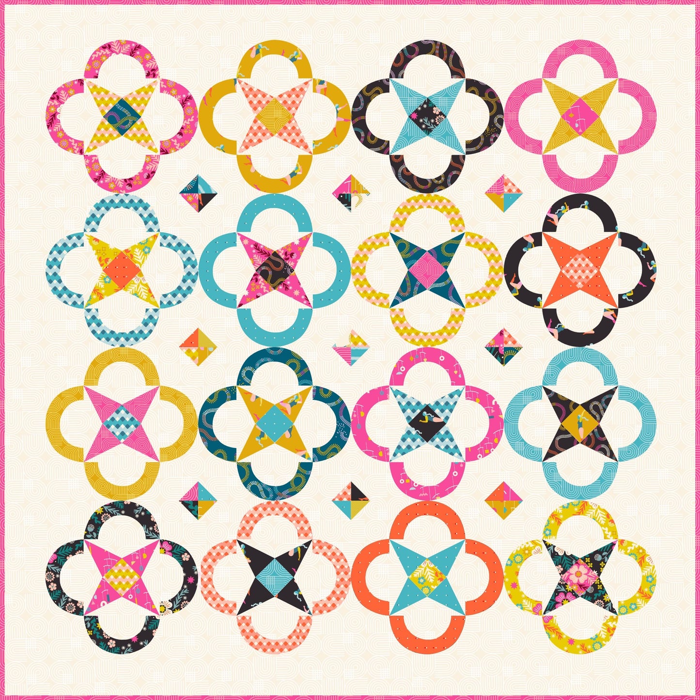 Pivot by Rashida Coleman Hale -  Where Flowers Bloom Quilt Kit