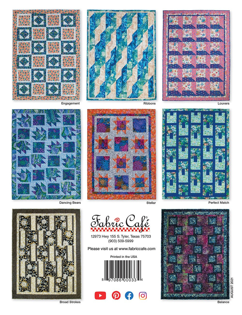 3 Yard Quilts on the Double by Fabric Cafe