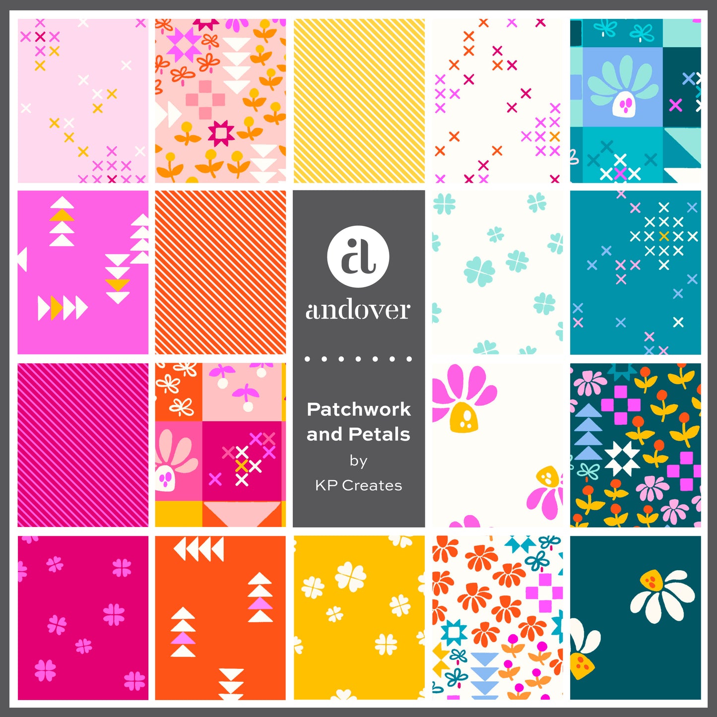 Patchwork and Petals by KP Creates : Orchid Valley Quilt Kit