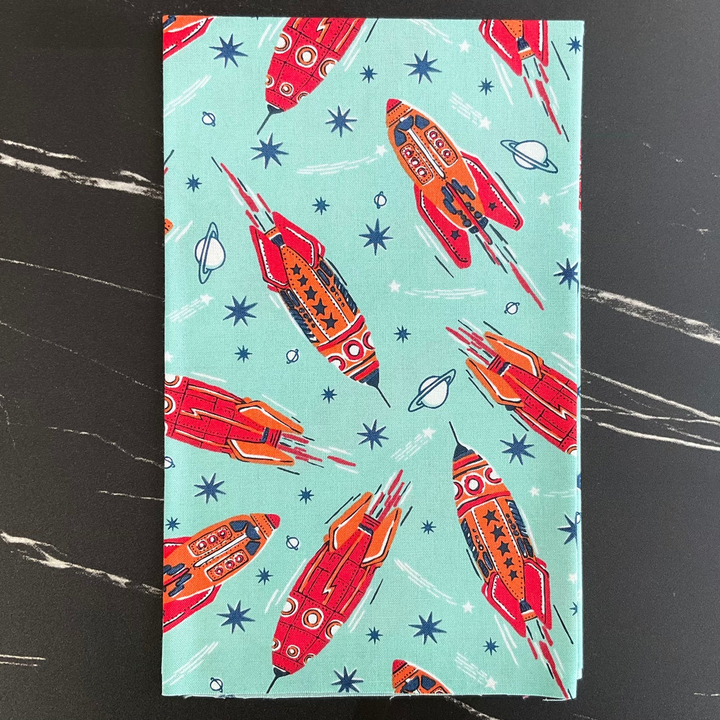 321 Blast Off by Stacy Iest Hsu : Fabric Bundles + Space Square Panel Multi 20956 11