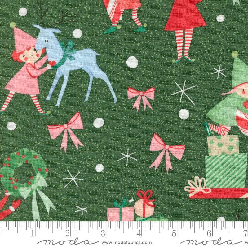 Tiny Christmas by Lizzy House - Elves Pine 37131 19 (Estimated Arrival June 2025)