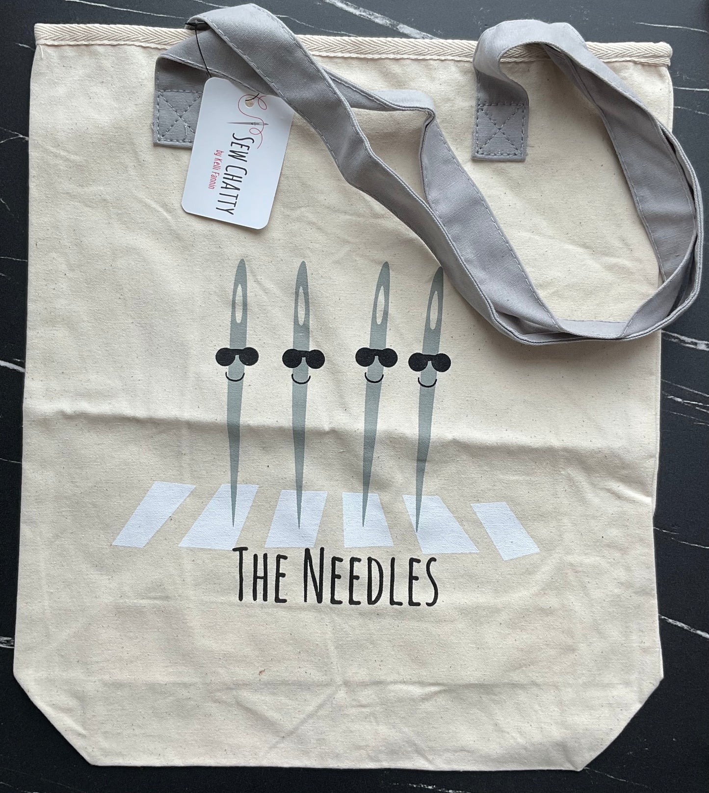 Sew Chatty Canvas Tote Bag- The Needles