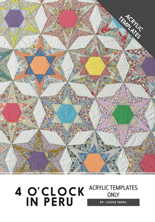 4 O'Clock In Peru Template Only by Jen Kingwell Designs - Special Order