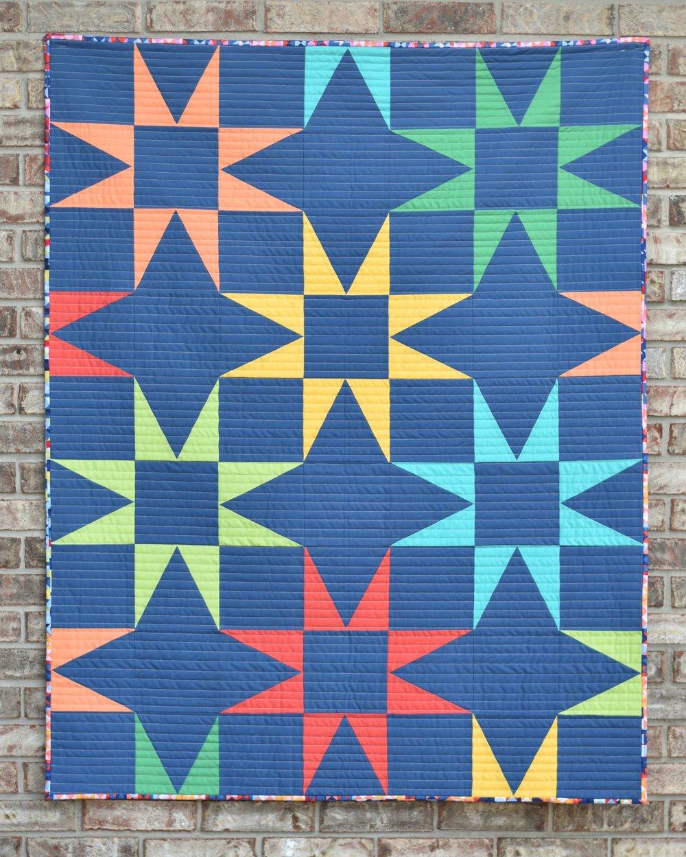 Seeing Stars Quilt Pattern by Material Girl Quilts