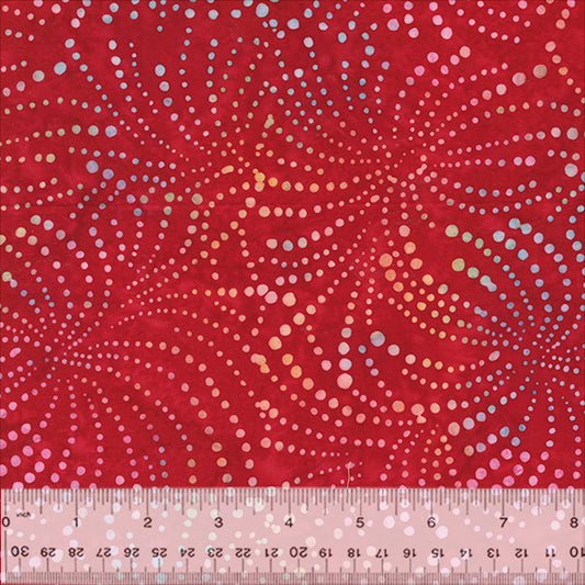 Splendor Quiltessentials 7 Batiks by Anthology Fabrics :  Fireworks Rainbow 441Q-1