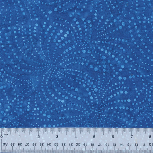 Splendor Quiltessentials 7 Batiks by Anthology Fabrics :  Fireworks Blue 441Q-5 (Estimated Ship Date Sept. 2024)