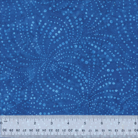 Splendor Quiltessentials 7 Batiks by Anthology Fabrics :  Fireworks Blue 441Q-5 (Estimated Ship Date Sept. 2024)