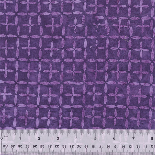 Splendor Quiltessentials 7 Batiks by Anthology Fabrics :  Intersection Purple 442Q-6