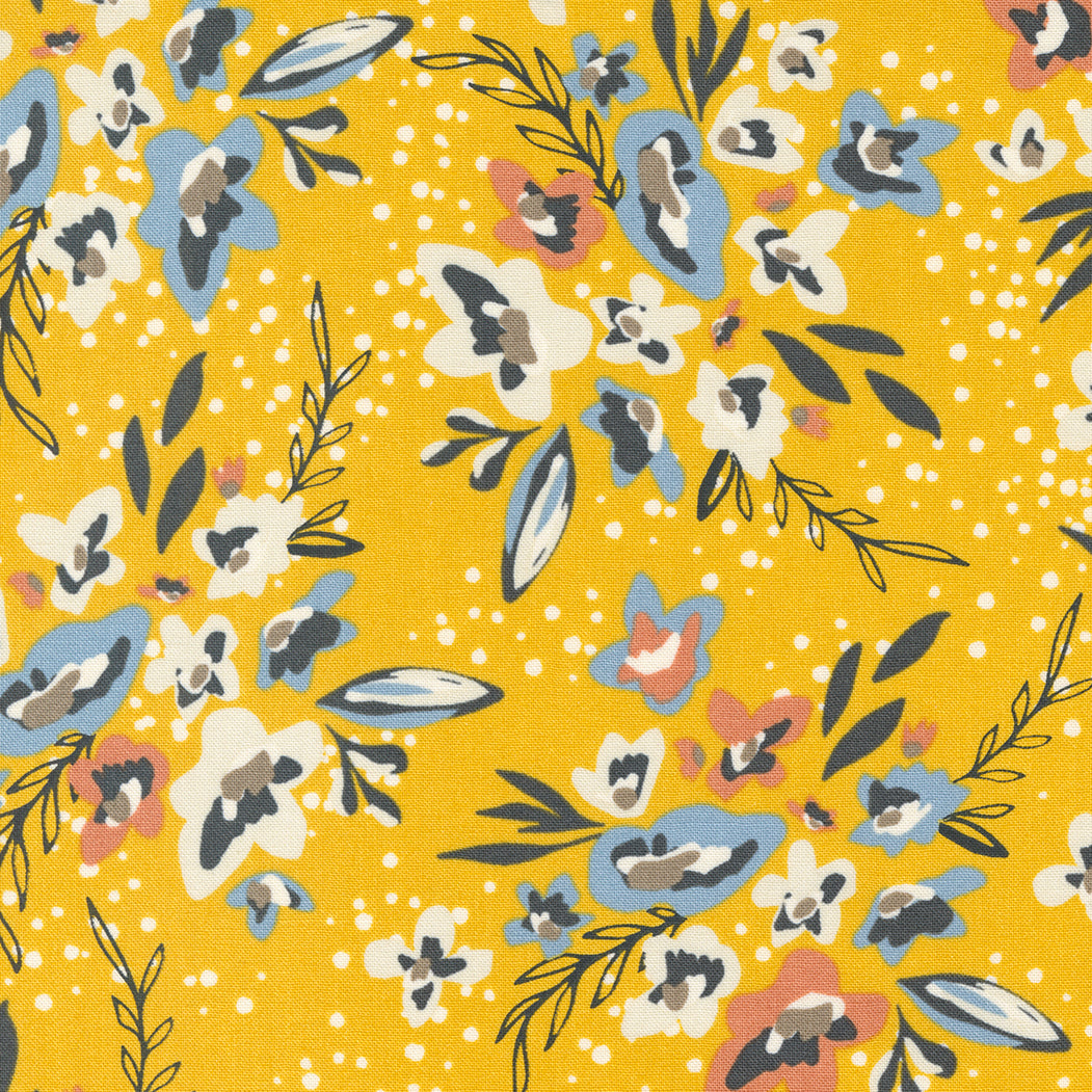 Dawn On The Prairie by Fancy That Design House - Spray and Sprig - Golden Mustard 45570 20