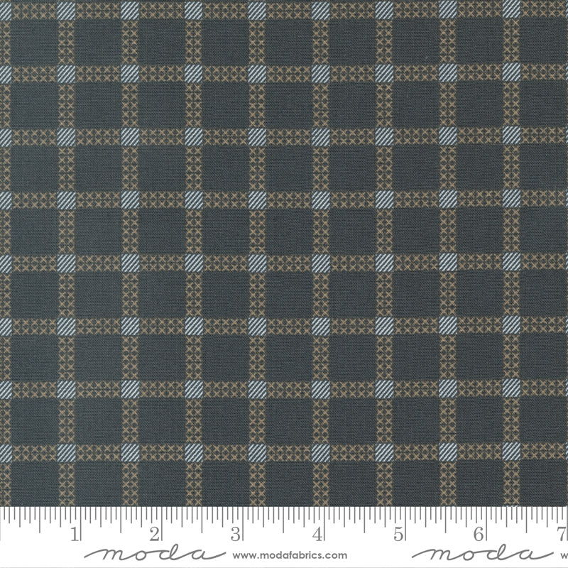 Dawn On The Prairie by Fancy That Design House - Stitch Check - Charcoal Night 45575 19