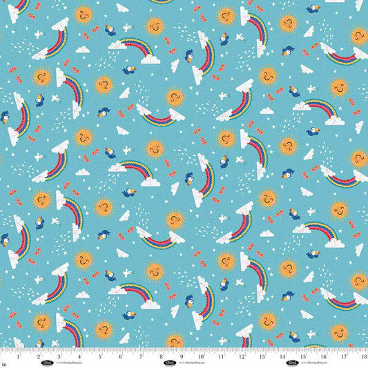 Noah and Friends by Lindsey Sagar : 4579-11 Light Blue