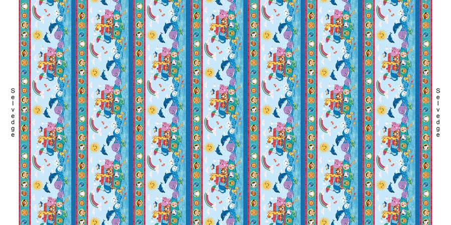 Noah and Friends by Lindsey Sagar : Book Panel Quilt Kit