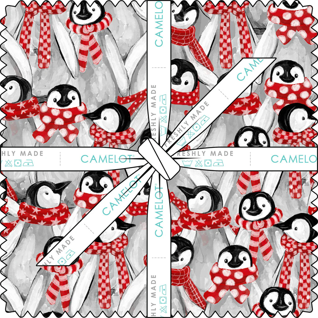 Penguin Party by Pam Vale 10" Squares - Special Order - Estimated Arrival July 2025