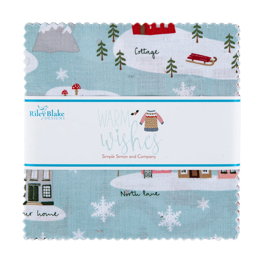 Warm Wishes by Simple Simon and Company : Charm Pack