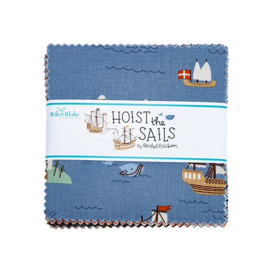 Hoist the Sails by Rachel Erickson : Charm Pack