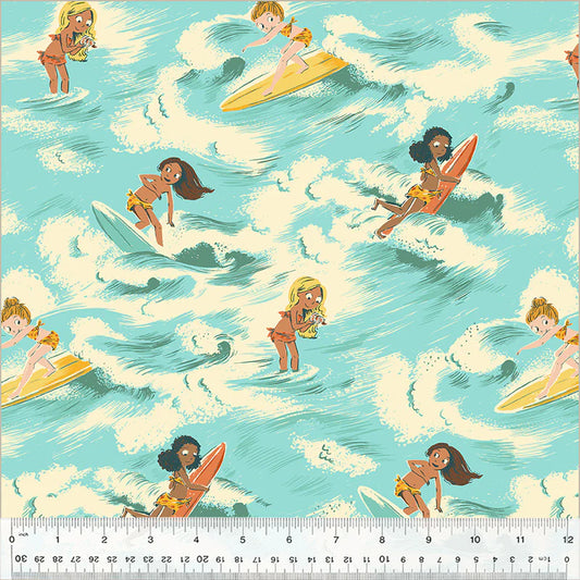 Malibu by Heather Ross : Sayulita Aquamarine 52145LC-2