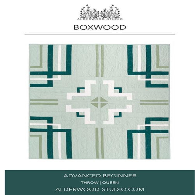 Boxwood Quilt Kit by Alderwood Studios featuring Art Gallery Pure Solids