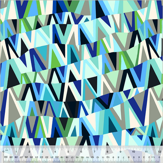 Kaleidoscope by Annabel Wrigley : Wavelength Sea Glass : 54118D-6