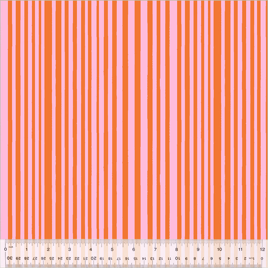 Kaleidoscope by Annabel Wrigley : Mini Stripe Posy Pumpkin : 54121D-4 (Estimated Ship Date Sept. 2024)