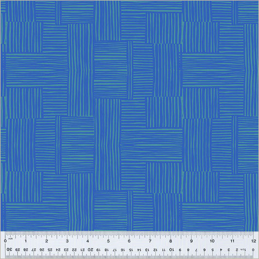 Ruby + Bee Blenders by Heather Ross - Woven Pool/Majorelle 54416-25