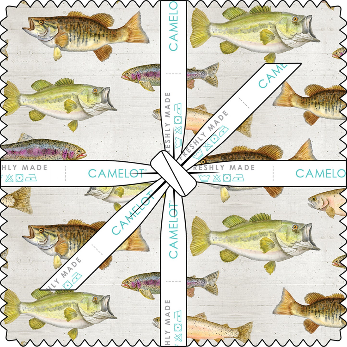 Fishful Thinking by Brett Blumenthal - 10" Squares Pack -  Special Order (Expected April 2025)