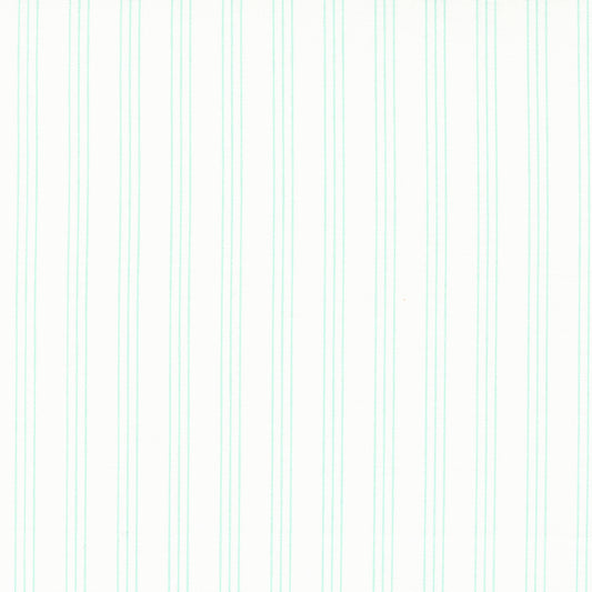 Lighthearted by Camille Roskelley for Moda - Stripe Cream Aqua 55296 21