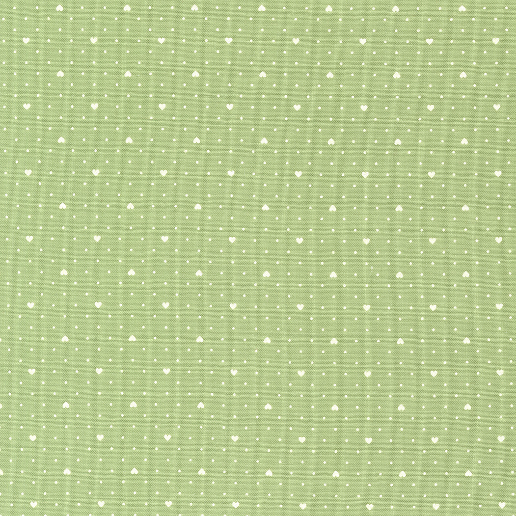 Lighthearted by Camille Roskelley for Moda - Heart Dot Green 55298 19
