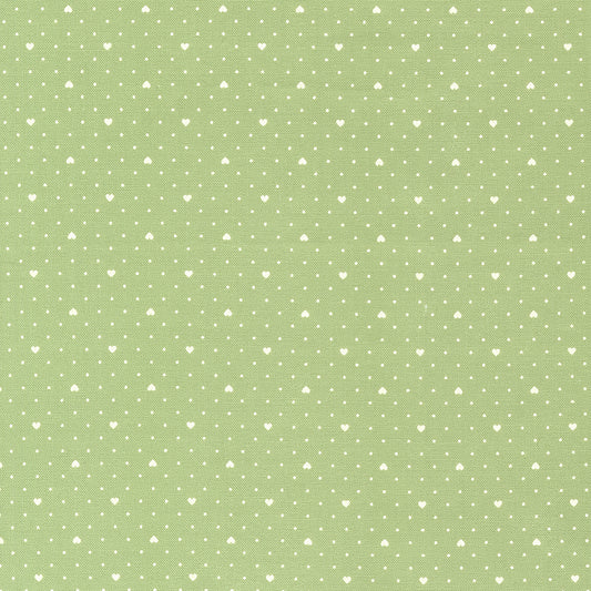 Lighthearted by Camille Roskelley for Moda - Heart Dot Green 55298 19
