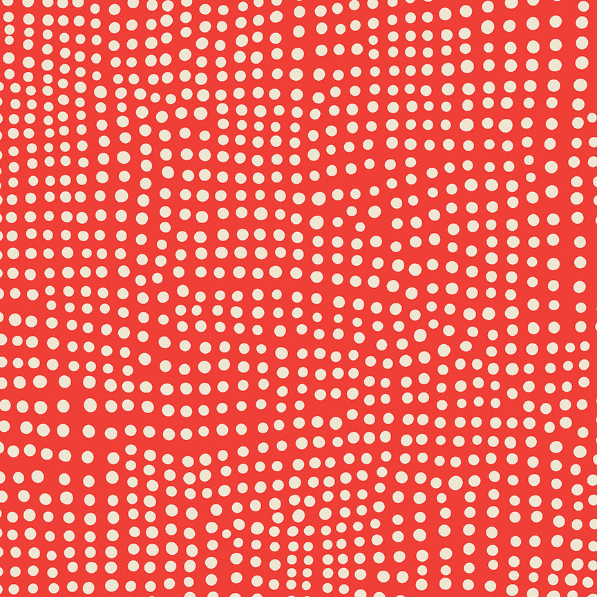 Electric Rainbow by Deborah Fisher : Dot Red 55659-1