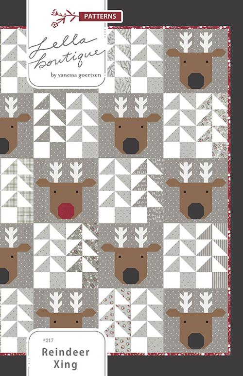 Magic Dot by Lella Boutique : Reindeer Xing Quilt Kit