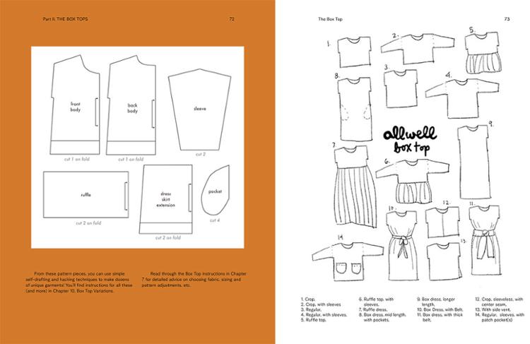 How to Sew Clothes Pattern Book by All Well Workshop