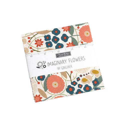 Imaginary Flowers by Gingiber: Charm Pack