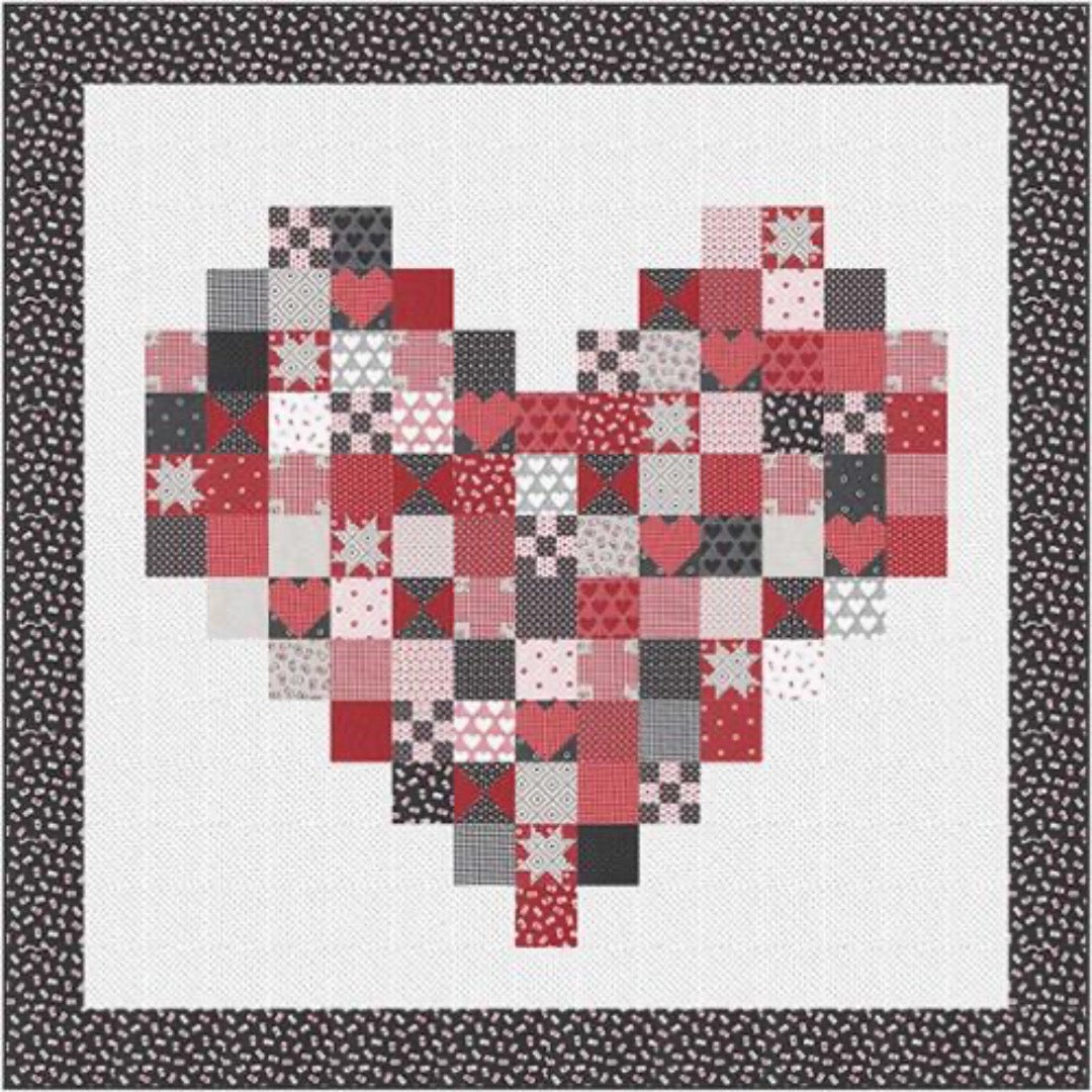 Love Bound Quilt Kit featuring XOXO by April Rosenthal