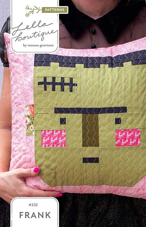 Frank Quilted Pillow Pattern by Lella Boutique